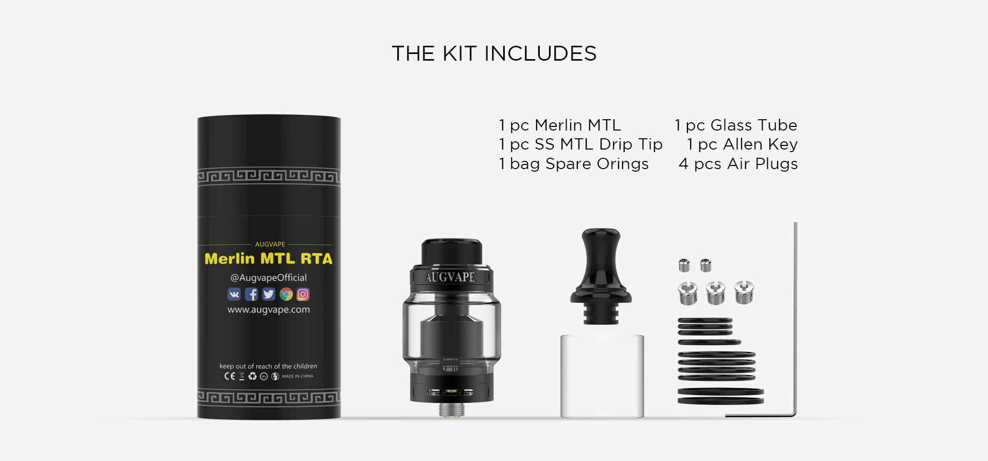 22mm diameter mouth to lung rta